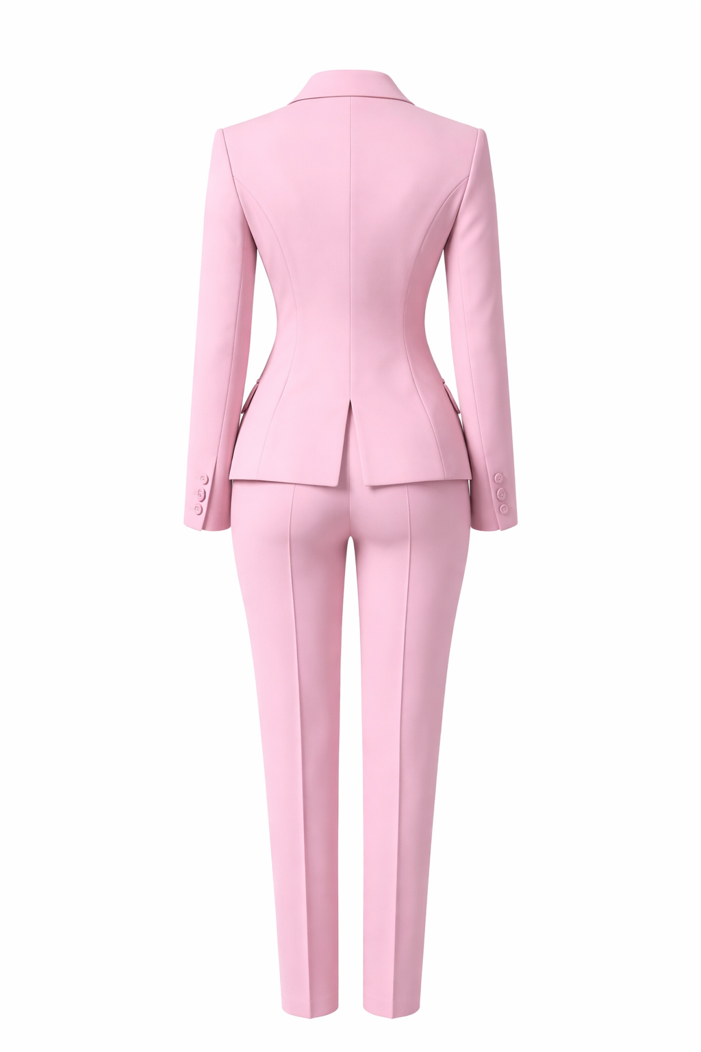 New Pink Lady Formal Business Office Women Suits Mother Wedding Party Special Occasions Ladies Two-Piece Set Jacket Pants - Ring Ready Attire