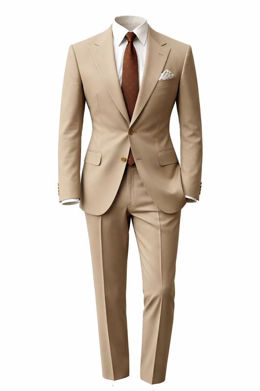 Men’s Tailored Slim-Fit Suit - Ring Ready Attire