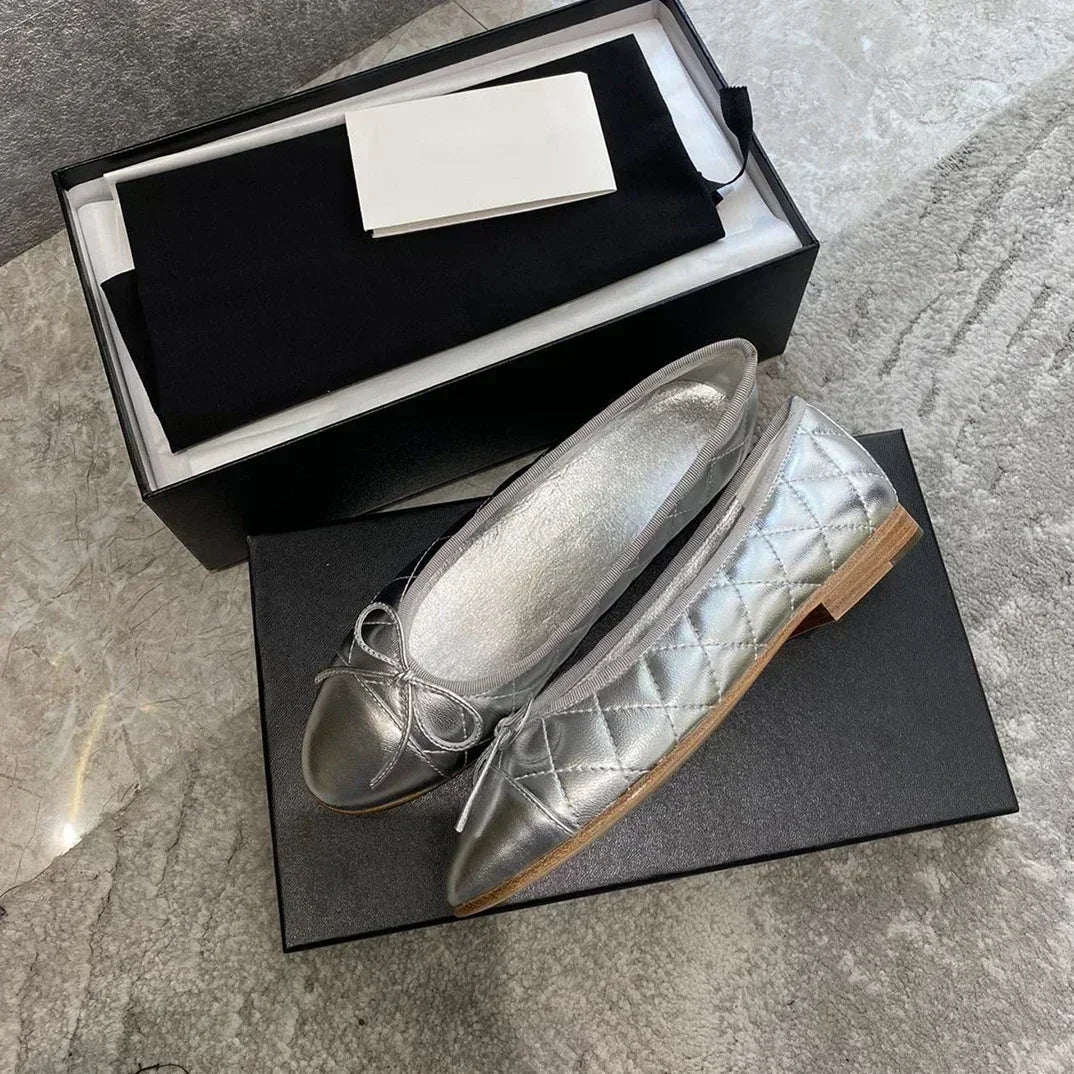 Genuine Leather Women's Slip-On Sandals with Sheepskin Lining - Ring Ready Attire