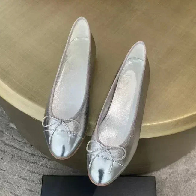 Genuine Leather Women's Slip-On Sandals with Sheepskin Lining - Ring Ready Attire