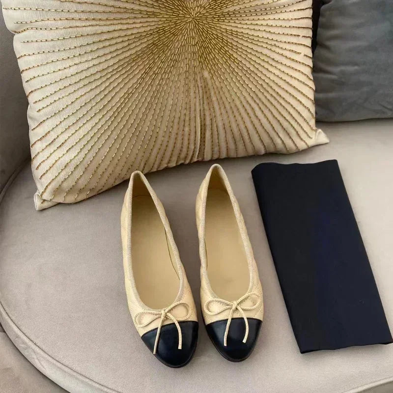 Genuine Leather Women's Slip-On Sandals with Sheepskin Lining - Ring Ready Attire