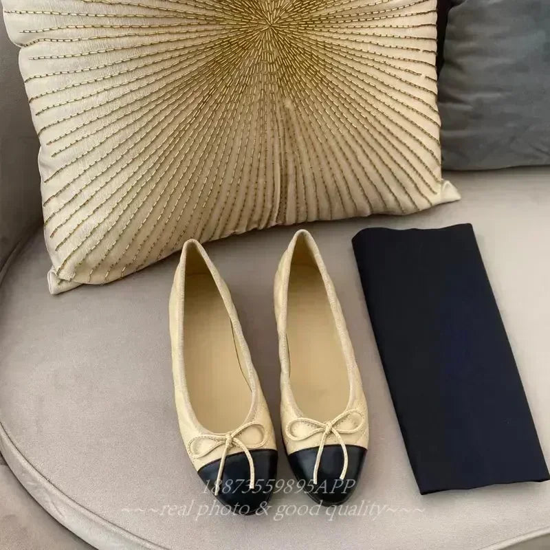 Genuine Leather Women's Slip-On Sandals with Sheepskin Lining - Ring Ready Attire