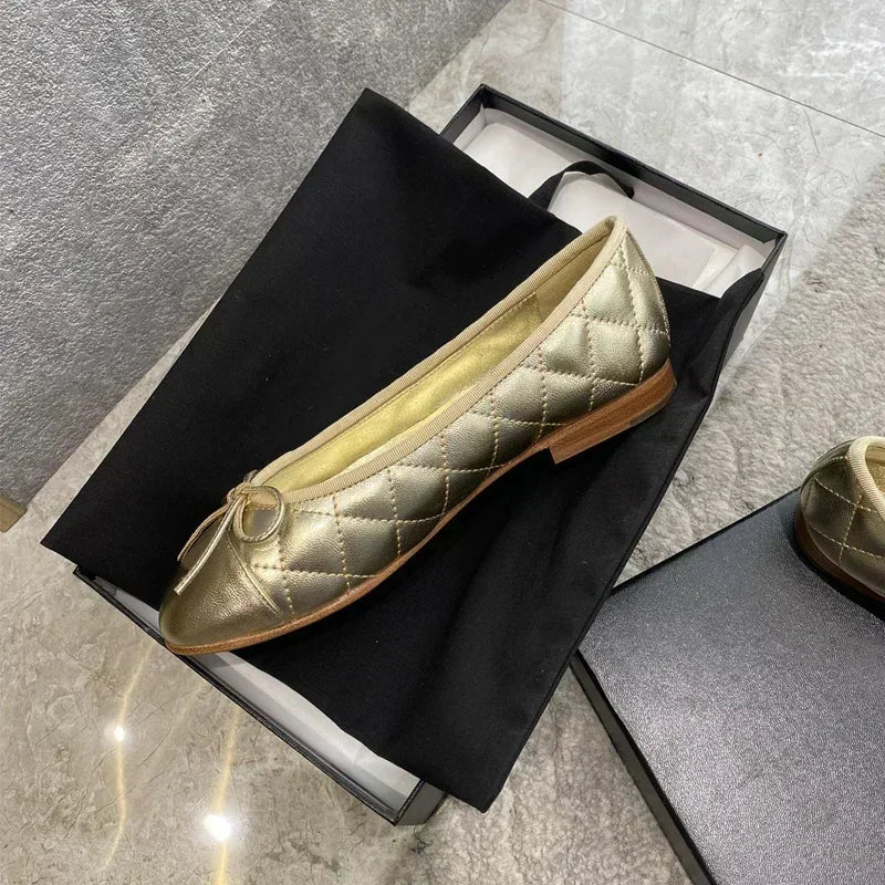 Genuine Leather Women's Slip-On Sandals with Sheepskin Lining - Ring Ready Attire