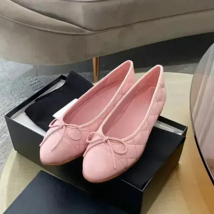 Genuine Leather Women's Slip-On Sandals with Sheepskin Lining - Ring Ready Attire